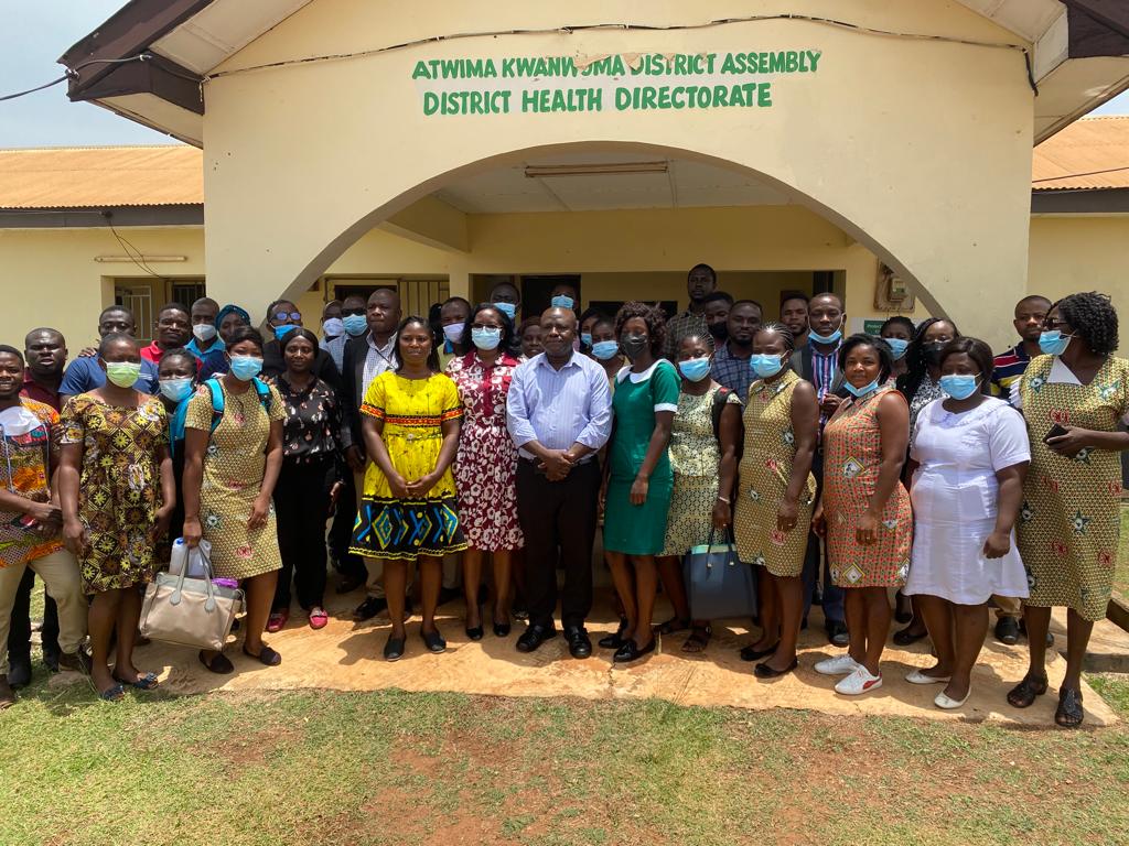 Donation of Medication and Computers to Atwima Kwanwoman District Health Directorate in the Ashanti Region